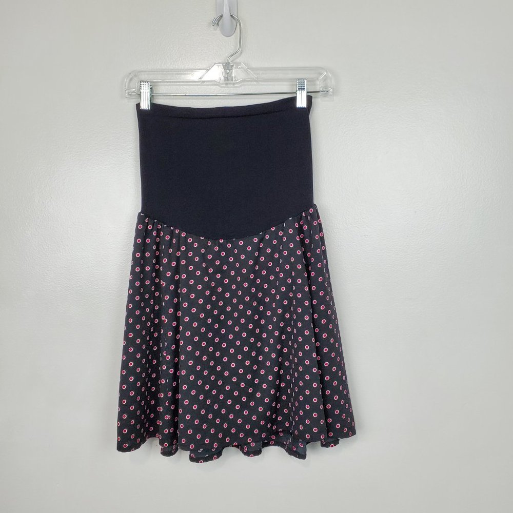Motherhood Maternity Pull-On Skirt With Tummy Panel Size M